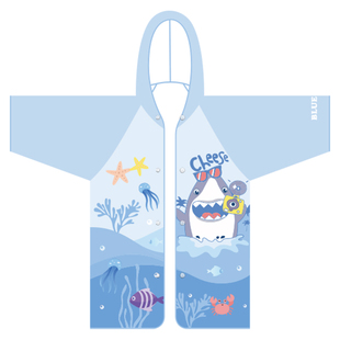 儿童浴袍吸水速干浴巾斗篷游泳专用沙滩毛巾女童男童便携式吸水巾