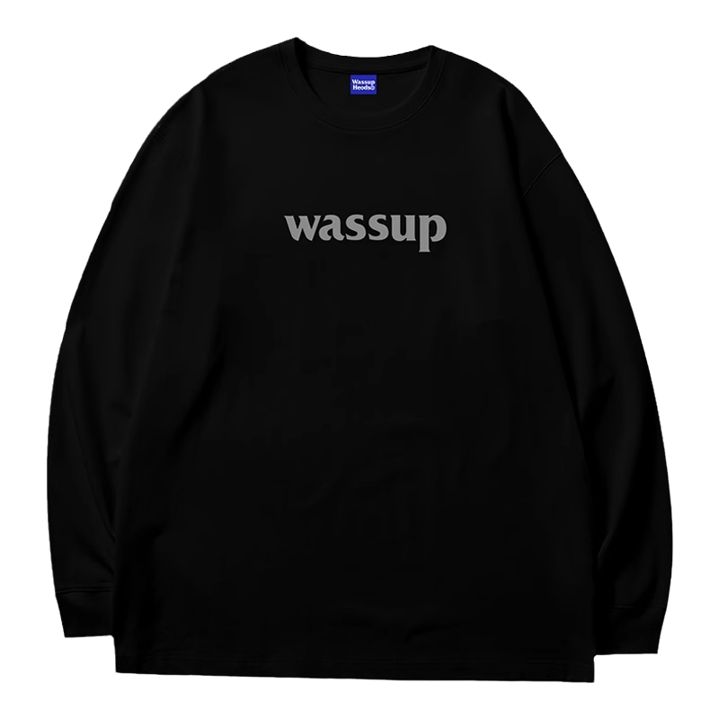 WASSUPHEODS长袖男女同款纯棉