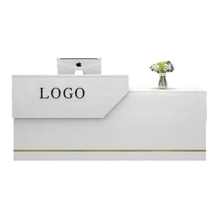 收银台吧台店铺小型服装店美容院理发店柜台桌公司前台接待台简约