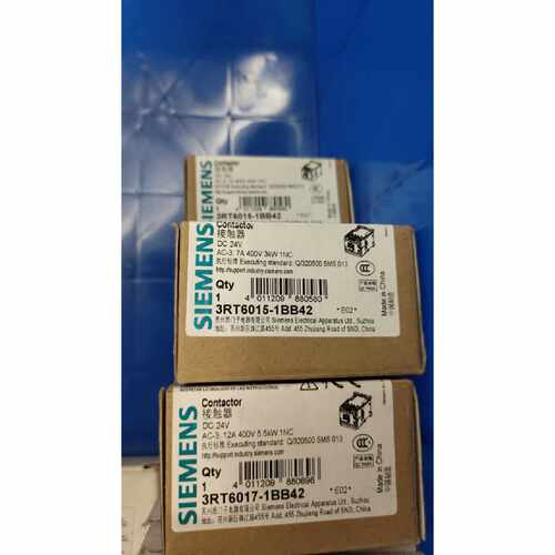 议价西门子接触器 3RT6017－1BB42 DC24V 7A 3kW