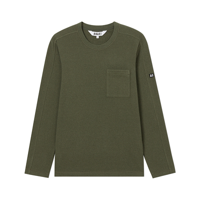 AIGLE艾高抓绒衣圆领男POLARTEC