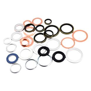 通用型汽车油底壳放油螺丝铝铜组合密封垫片大众丰田本田混盒套装