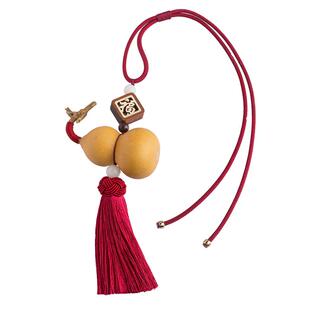 天然真葫芦汽车挂件后视镜挂饰车内平安符2026新款高档车载吊饰品