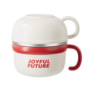 304不锈钢保温饭盒上班族专用快餐杯大容量大学生宿舍泡面碗带盖