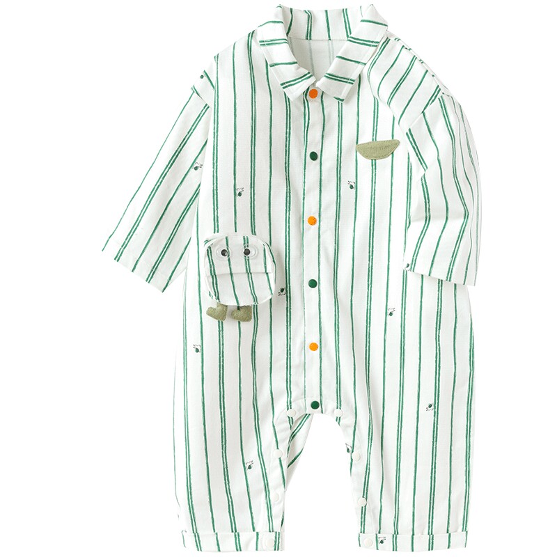 【商场同款】巴拉巴拉婴儿外出抱衣爬服哈衣宝宝连体衣清新时尚潮