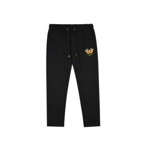 【弹力抗皱】Raidy Boer/雷迪波尔男装刺绣飞鹰图敞口针织裤3008