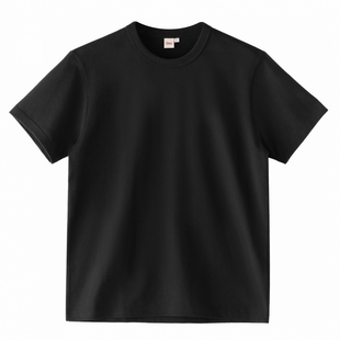 Cookies classic 重磅310g纯黑蚀毛精梳棉柔软爽滑基础T恤男女款