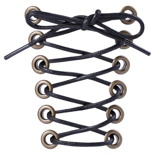 微松鞋带适用clarks其乐皮鞋男士黑色商务靴子打蜡咖啡棕色鞋带子