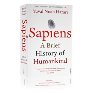 现货英文原版 Sapiens: A Brief History of Humankind人类简史从动物到上帝世界通史以色列历史学家尤瓦尔赫拉利Yuval Harari中图