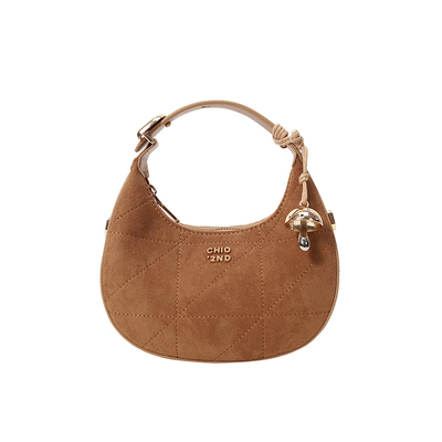 南风Chio2nd太妃拿铁月牙手提包