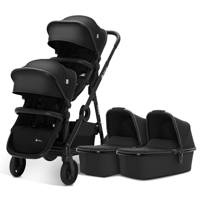 昆塔斯Q11双胞胎车可坐可躺0-3岁