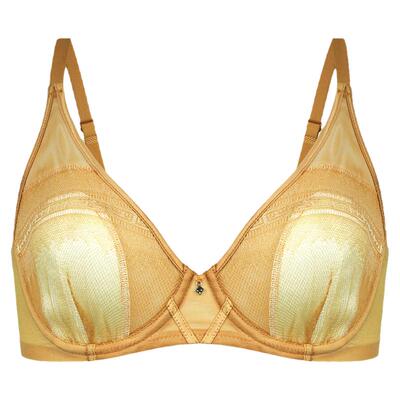 华歌尔蕾丝薄款凉感透气大胸女