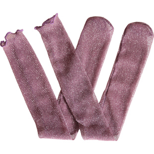 5双特价清仓网眼珠光炫闪丝袜 水晶丝堆堆袜泡泡口短丝袜女银丝感