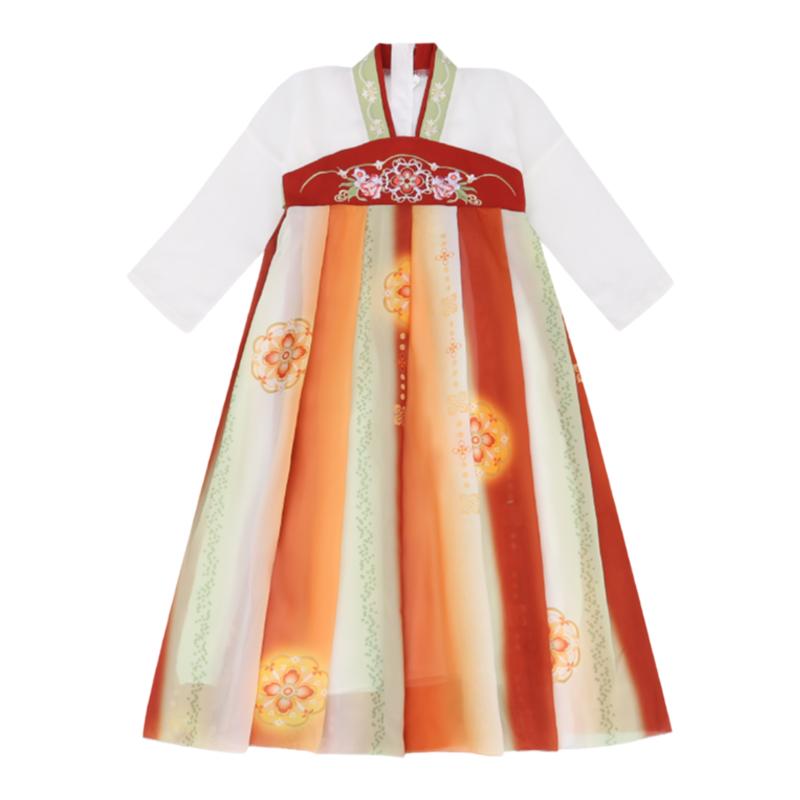 儿童汉服国学服男童书童三字经开笔礼演出服小学生女童超仙唐装夏