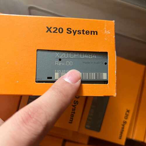 溢价-X20 System模块，型号X20CP0484 Re