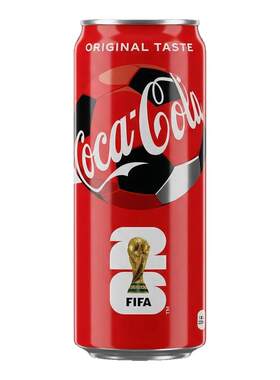 日本进口世界杯联名版可乐500ml