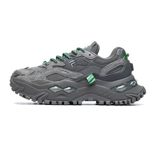 FILA 斐乐硬糖女鞋潮牌Bianco厚底增高轻便低帮灰运动老爹鞋子女