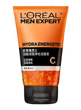 男士专用深层净化洁面膏欧莱雅
