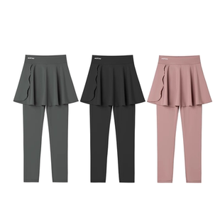 尼多熊×纳柚儿童鲨鱼裤女童裙裤假两件中大童长裤瑜伽打底裤春秋