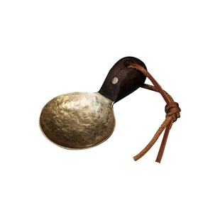 堂上燕&否定先生手作黄铜黑胡桃木咖啡豆勺咖啡豆量勺定量勺子