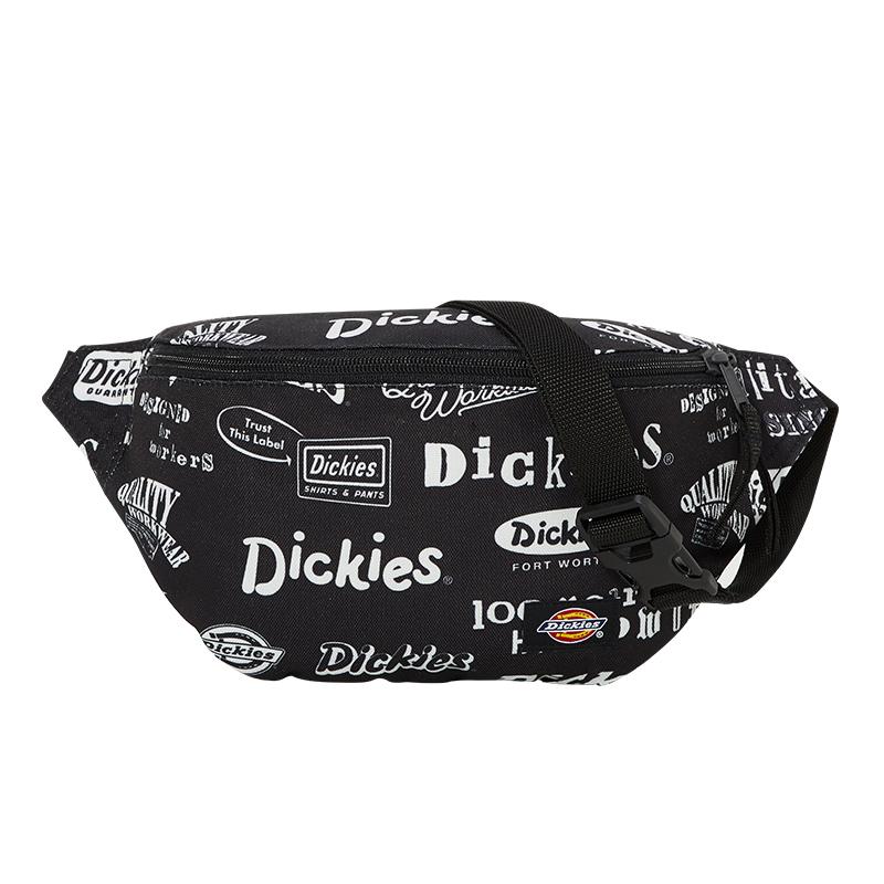 【商场同款】Dickies腰包男2022新品斜挎包女休闲胸包情侣满印包