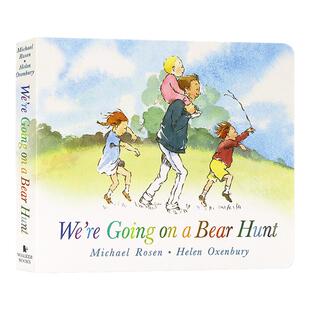 We are Going on a Bear Hunt 我们一起去猎熊英文原版绘本 廖彩杏推荐书单 英语启蒙早教绘本 韵文图画书 亲子共读 纸板书