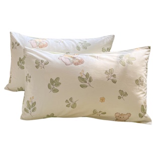 洁丽雅儿童枕套纯棉枕头套儿童枕头套枕芯内胆套6岁以上四季通用