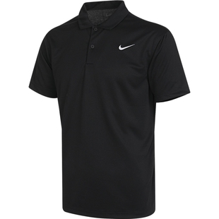 NIKE耐克男子运动休闲网球翻领短袖T恤DH0858-010