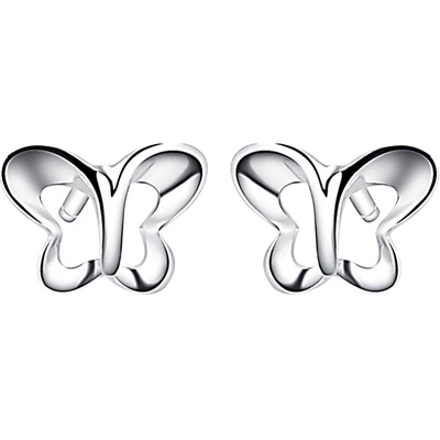 pt．charm正品pt950女蝴蝶耳钉