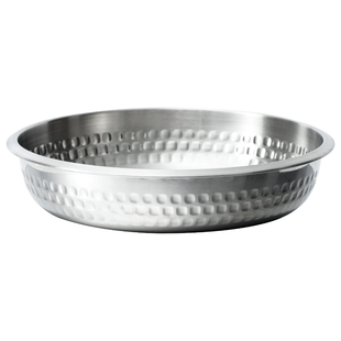 猫碗芬兰不锈钢猫粮碗大口径猫食盆小狗吃饭喝水碟子宠物用罐头盘