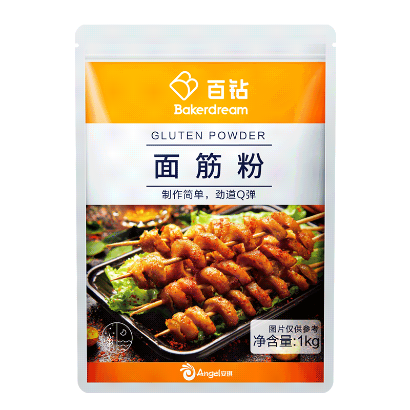 百钻面筋粉谷元粉家用原材料1kg