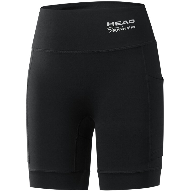 HEAD海德女高腰运动legging短裤