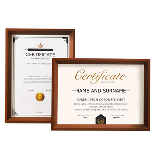 证书框a4荣誉授权书专利奖状展示框架营业执照A3证件相框装裱定制