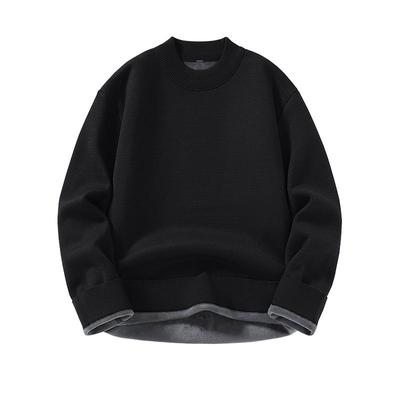 真维斯加绒毛衣男冬季新款加厚