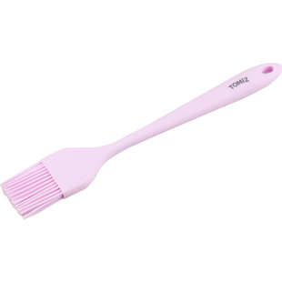 TOMIZ富泽商店烘焙器具硅胶油刷扫烘焙烧烤刷厨用具耐高温易清洗