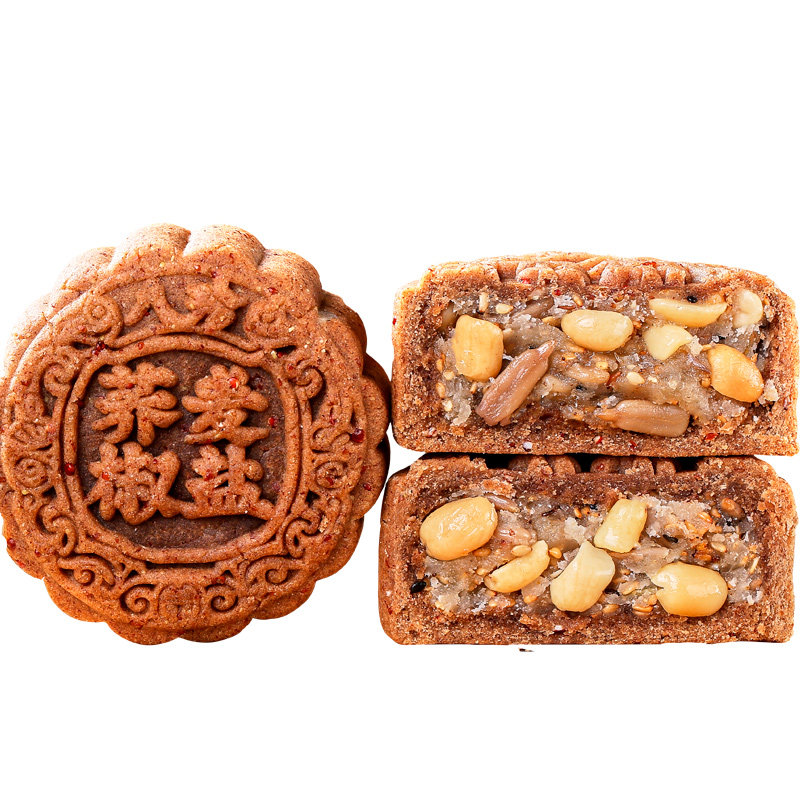 老式椒盐月饼整箱5斤25个批发
