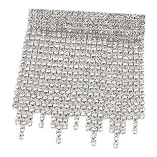 欧美时尚春季新款气质满钻网红胸针高档大气流苏胸针西装礼服胸花