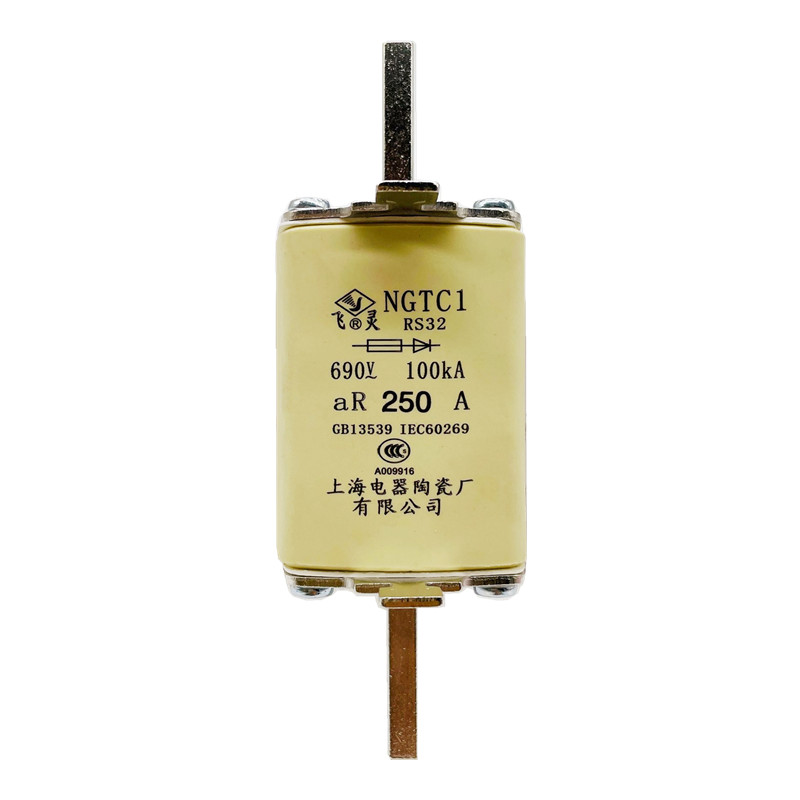 飞灵RS32 NGTC1-250A 690V-100KA快速熔断器200A160A上海电器陶瓷