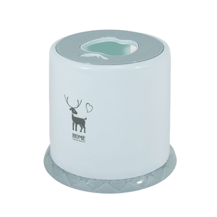 纸巾盒抽纸盒家用客厅圆形侧抽卷纸筒两用款无芯卷纸盒桌面收纳盒