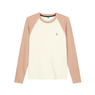 ACMEITEM爱棵米 秋冬亲子保暖抓绒拼色长袖T恤合体打底上衣男女