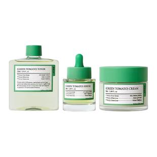 收缩毛孔 韩国FULLY绿番茄爽肤水清爽不油腻湿敷水细腻毛孔紧致