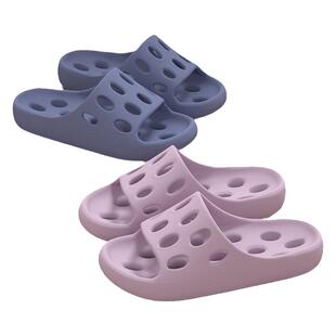浴室洗澡拖鞋女室内防滑夏季卫生间专用镂空漏水速干情侣凉拖男士
