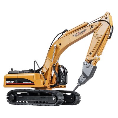 大号破碎打桩机玩具合金工程车