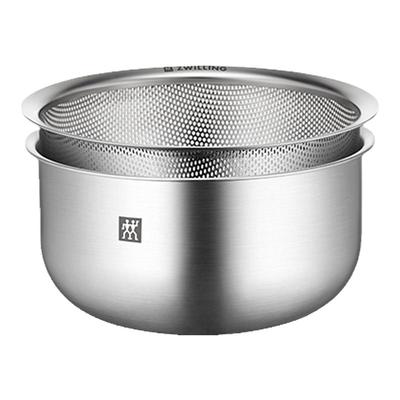 双立人食品接触级不锈钢沥水篮