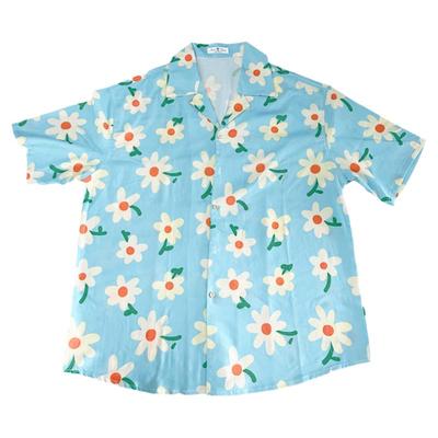 古巴领短袖夏威夷衬衫