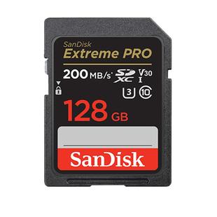 【自营】闪迪sd卡64g/128g/256g 高速单反相机内存卡摄像机存储卡