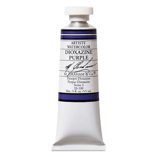 美国M. Graham格雷姆艺术家级MG水彩颜料固体管状单支15ml 紫色系