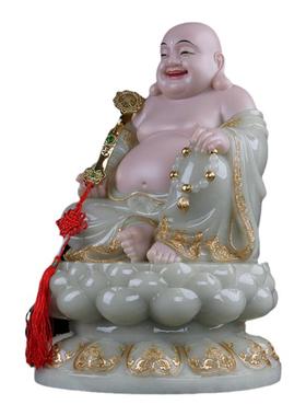 信扬玉石供佛居家翠玉佛像