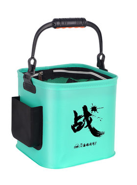 钓哈哈便携可折叠EVA钓鱼桶