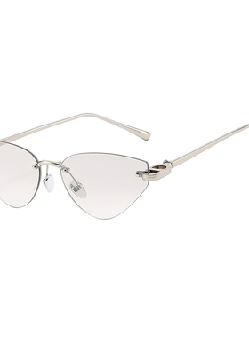 佳柚无框渐变水银猫眼防UVB墨镜